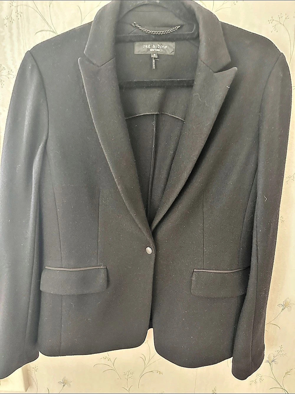 rag & bone Black Blazer Size 8